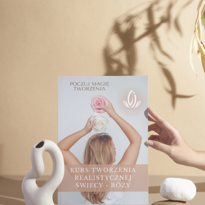 Zestaw do samodzielnego stworzenia realistycznej świecy - RÓŻY