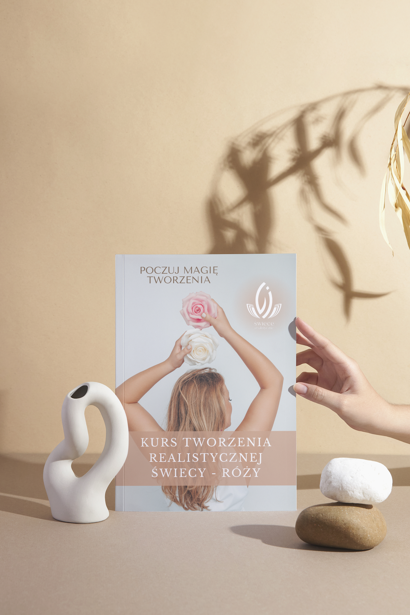 Zestaw do samodzielnego stworzenia realistycznej świecy - RÓŻY