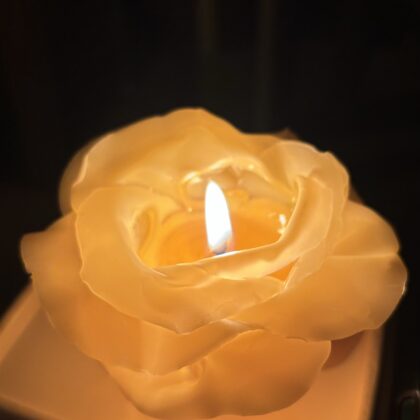 Róża 100% naturalny wosk pszczeli